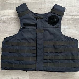 Point Blank body armor carrier- Large- Navy Blue- Molle